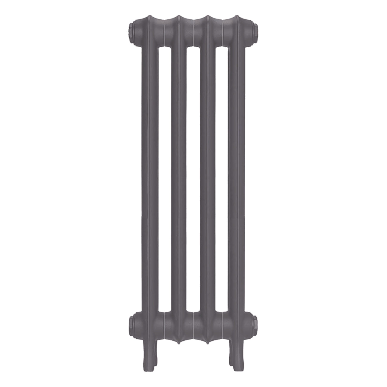 Emmeline II - Quartz Grey Cast Iron Column Radiator H813mm x W296mm 2 Column - Wall Hung