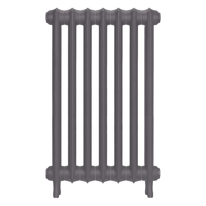 Emmeline II - Quartz Grey Cast Iron Column Radiator H813mm x W496mm 2 Column - Wall Hung