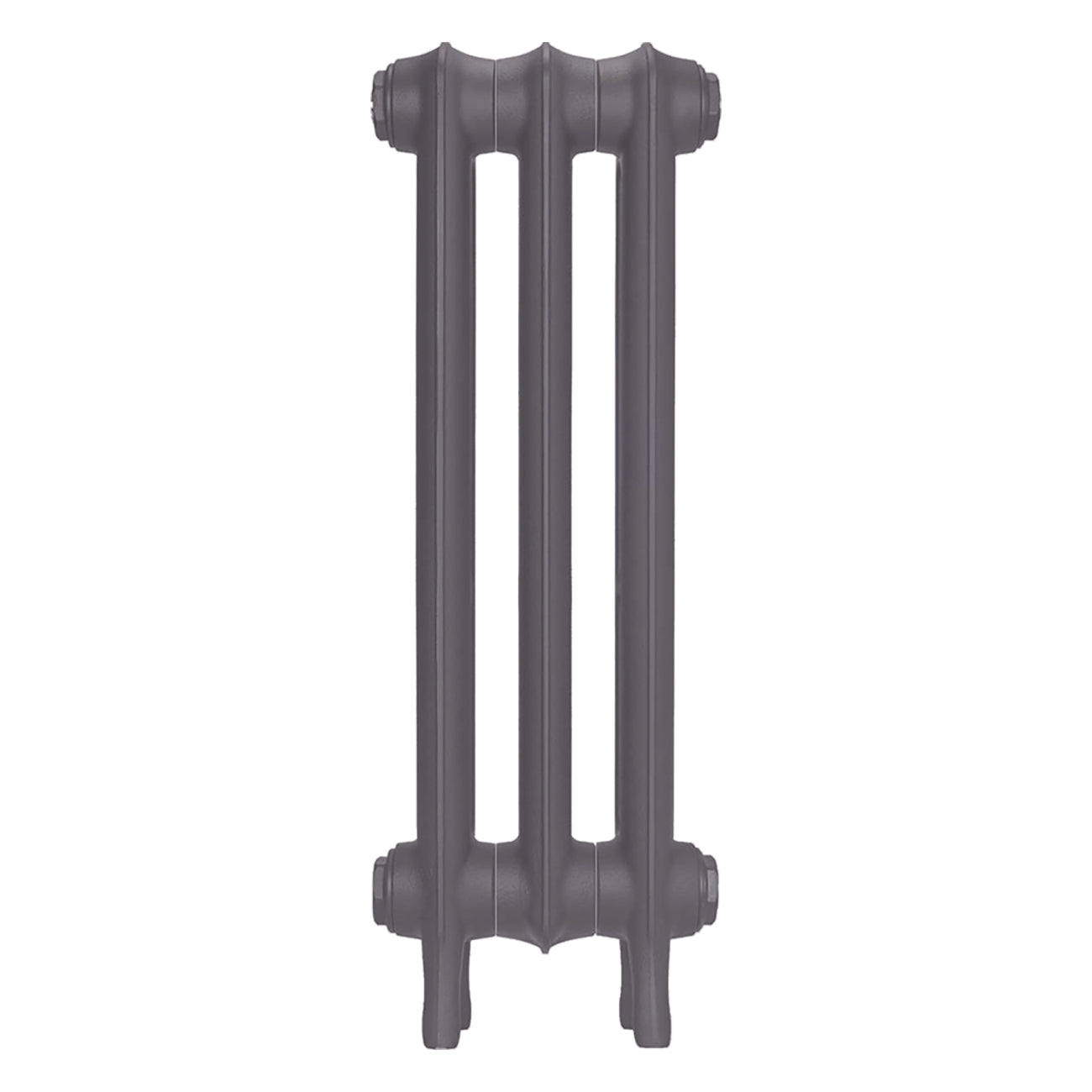 Emmeline III - Quartz Grey Cast Iron Column Radiator H616mm x W230mm 3 Column - Wall Hung