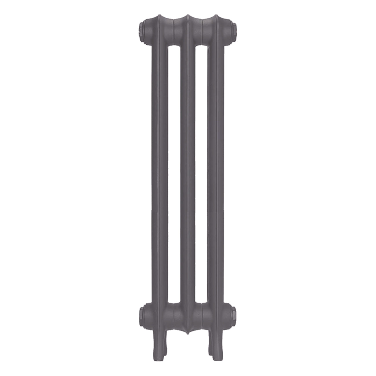 Emmeline III - Quartz Grey Cast Iron Column Radiator H816mm x W230mm 3 Column - Wall Hung