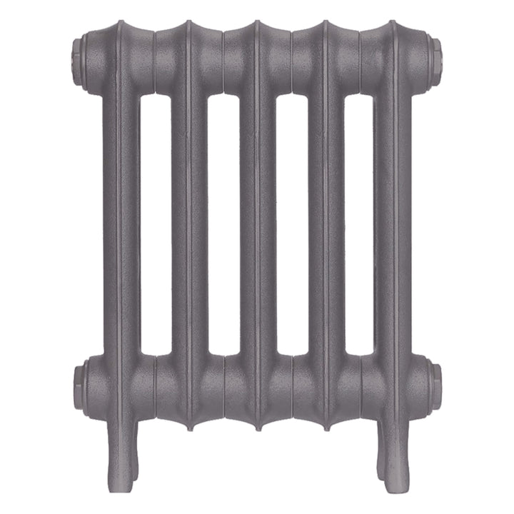 Emmeline III - Quartz Grey Cast Iron Column Radiator H416mm x W363mm 3 Column - Wall Hung