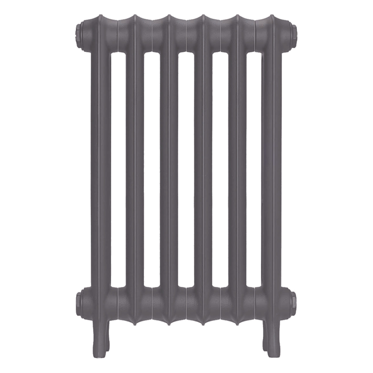 Emmeline III - Quartz Grey Cast Iron Column Radiator H616mm x W429mm 3 Column - Wall Hung