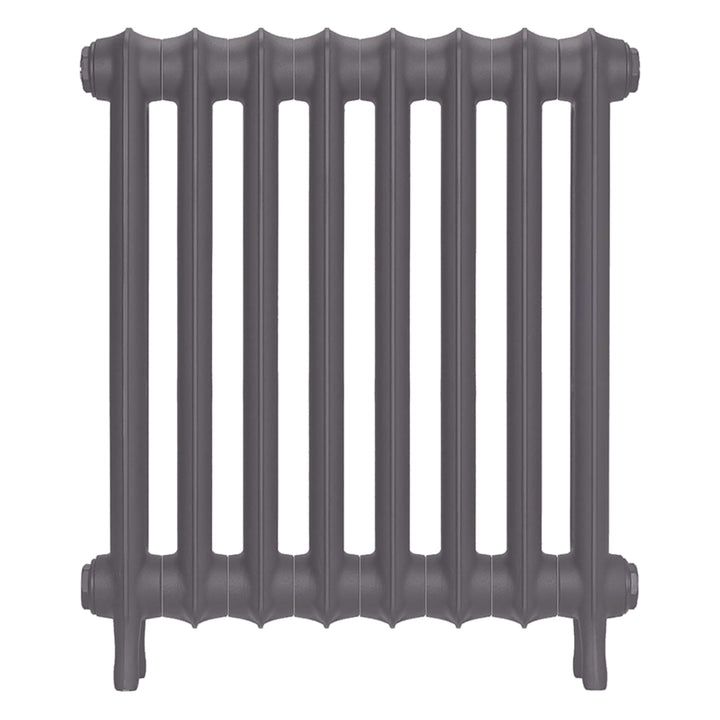 Emmeline III - Quartz Grey Cast Iron Column Radiator H616mm x W562mm 3 Column - Wall Hung