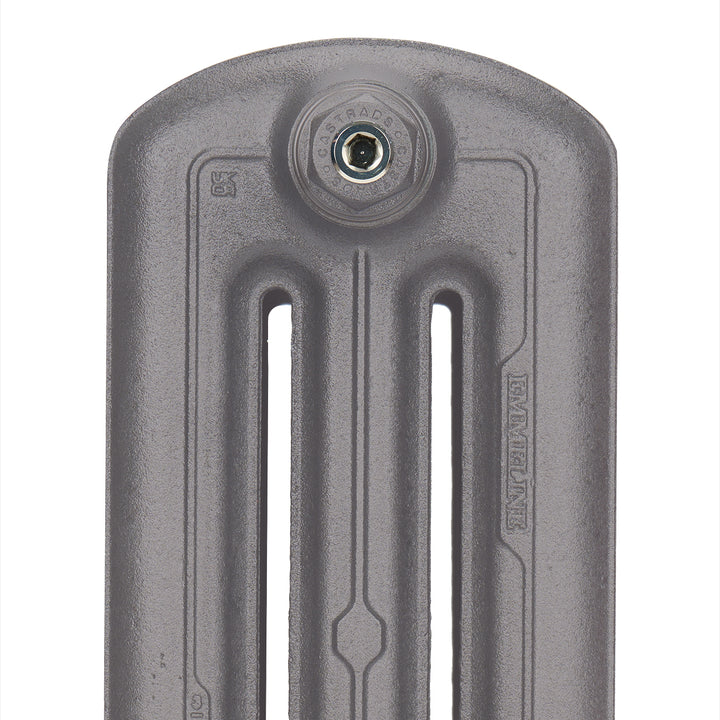 Emmeline III - Quartz Grey Cast Iron Column Radiator H416mm x W429mm 3 Column - Wall Hung