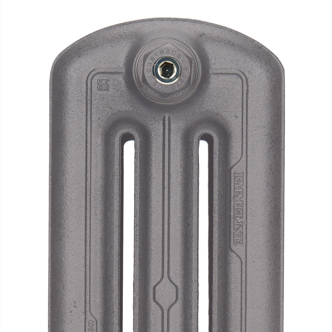 Emmeline III - Quartz Grey Cast Iron Column Radiator H870mm x W230mm 3 Column - Floor Standing