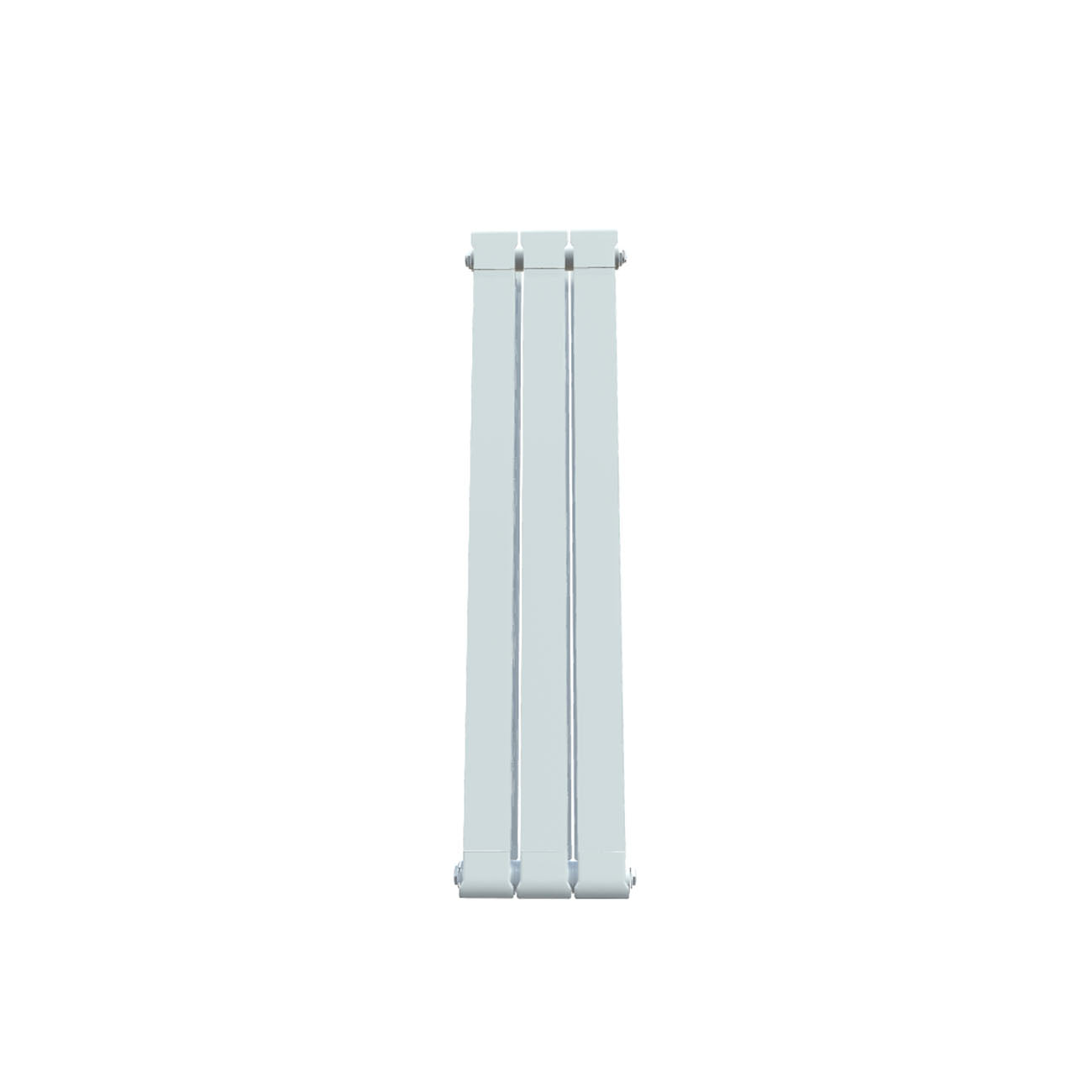 Formby - White Aluminium Flat Top Vertical Radiator H1046mm x W260mm