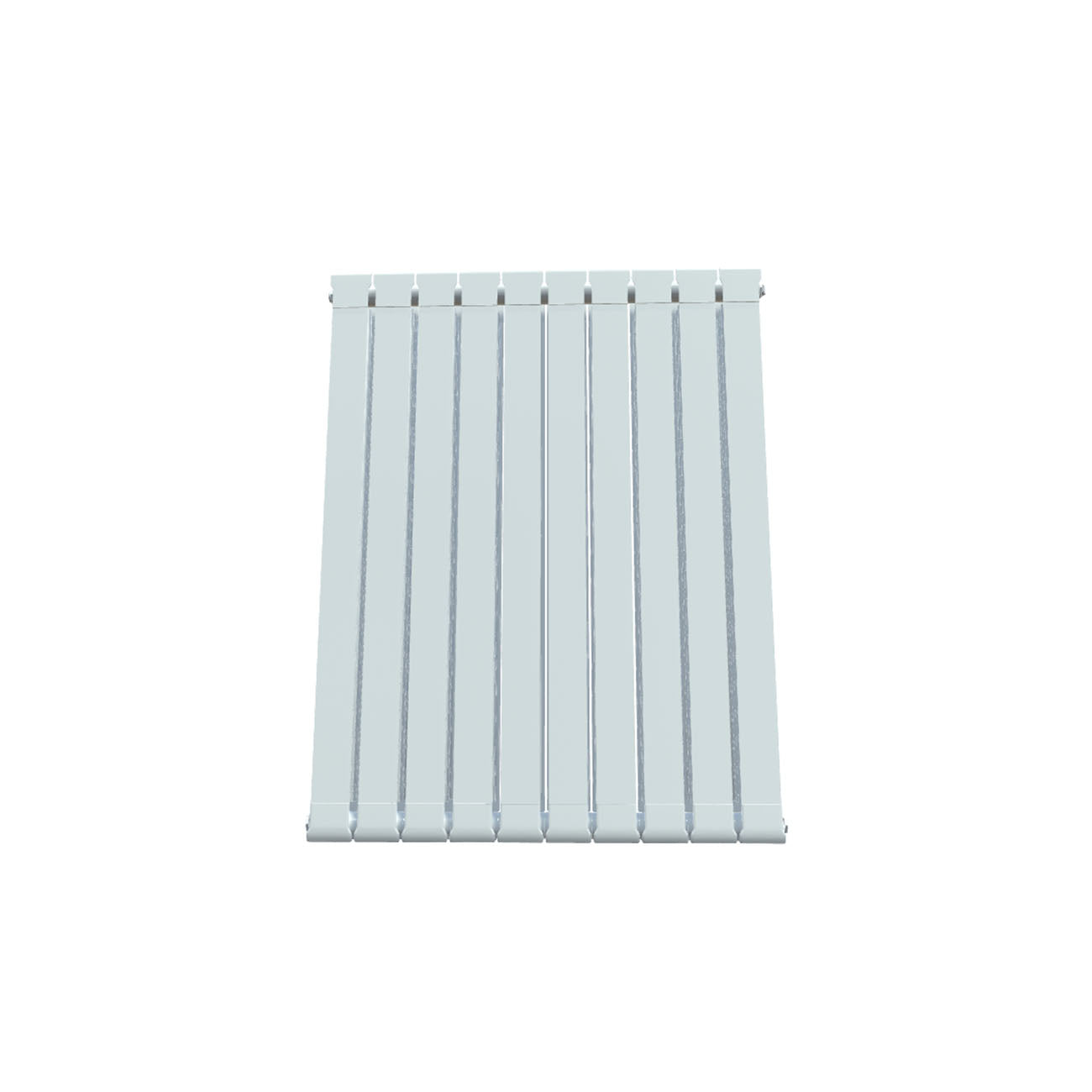 Formby - White Aluminium Flat Top Vertical Radiator H1046mm x W820mm