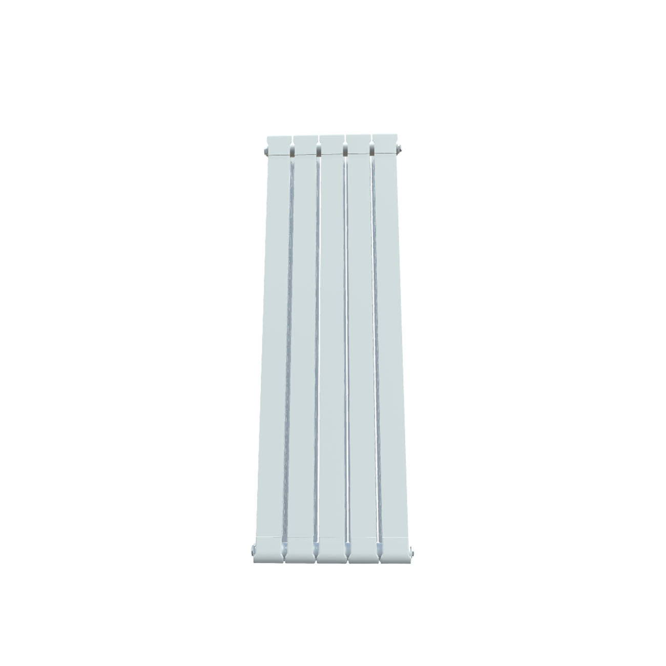 Formby - White Aluminium Flat Top Vertical Radiator H1246mm x W400mm