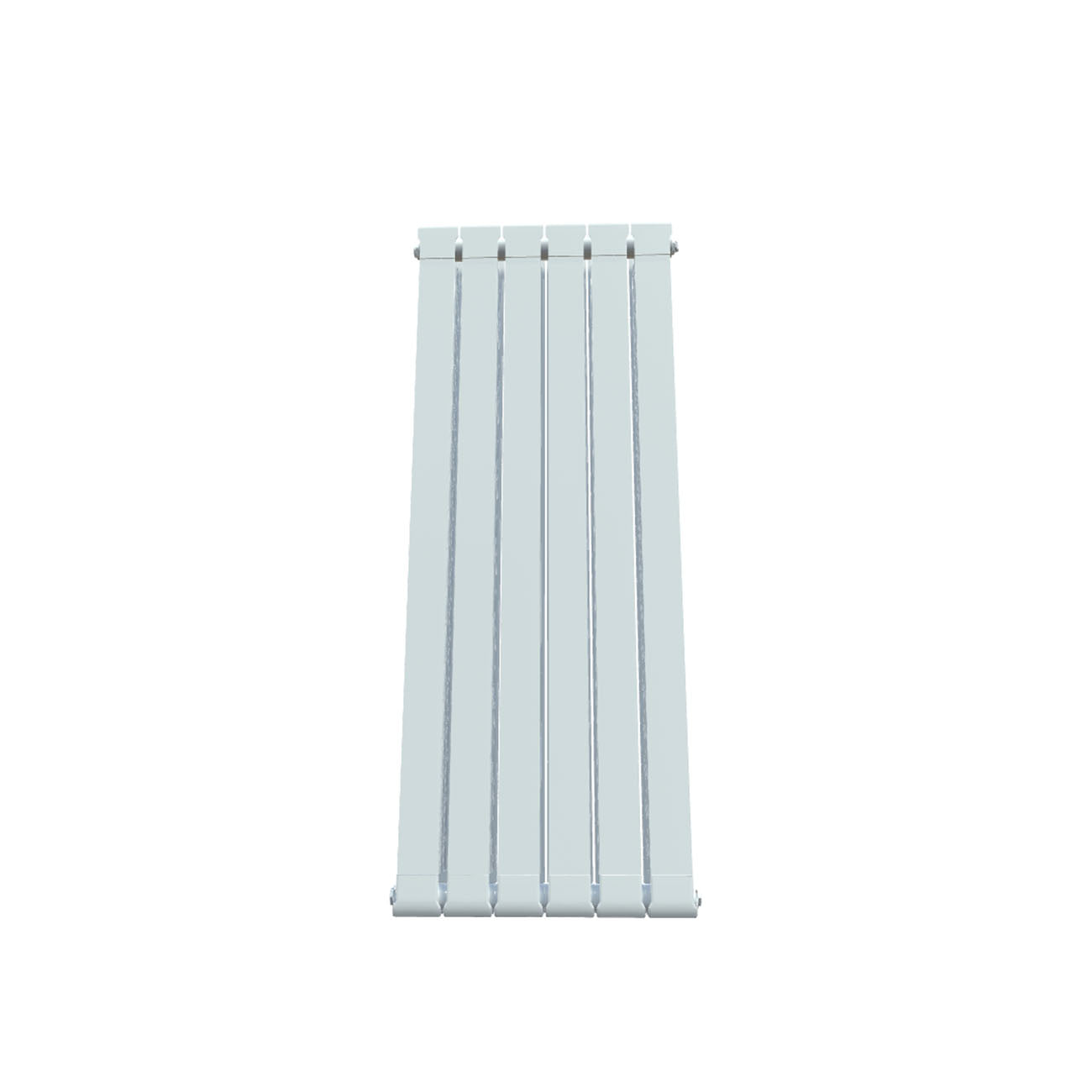Formby - White Aluminium Flat Top Vertical Radiator H1246mm x W500mm