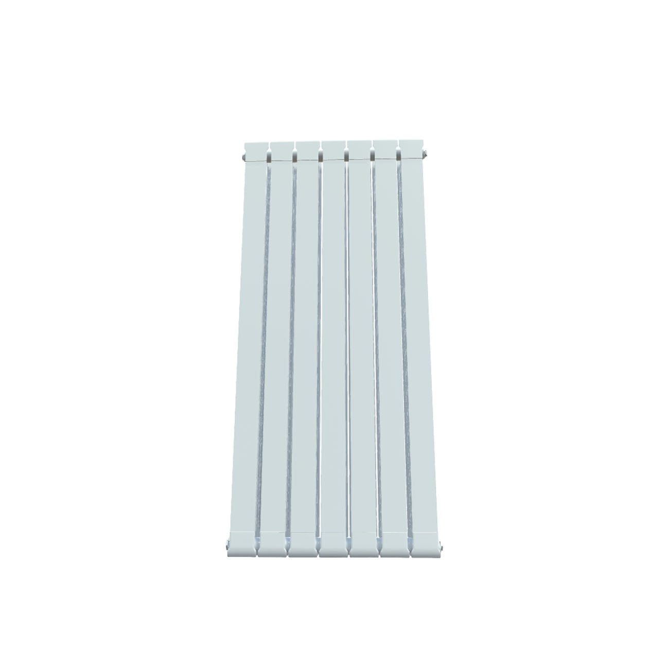 Formby - White Aluminium Flat Top Vertical Radiator H1246mm x W580mm