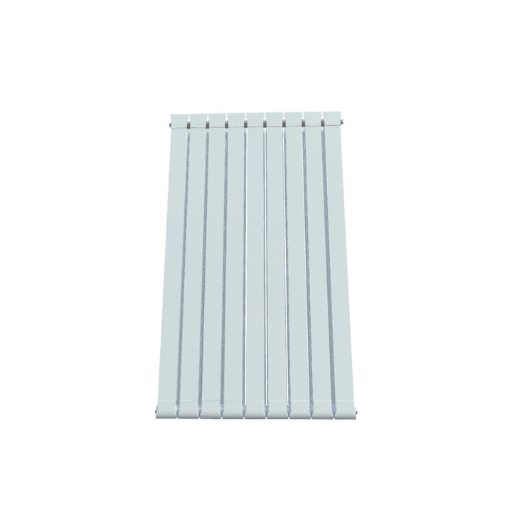 Formby - White Aluminium Flat Top Vertical Radiator H1246mm x W740mm