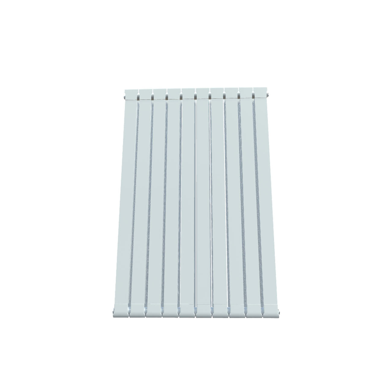 Formby - White Aluminium Flat Top Vertical Radiator H1246mm x W820mm