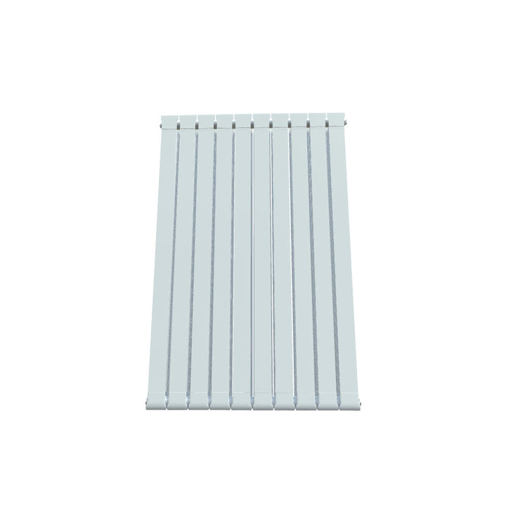 Formby - White Aluminium Flat Top Vertical Radiator H1246mm x W820mm