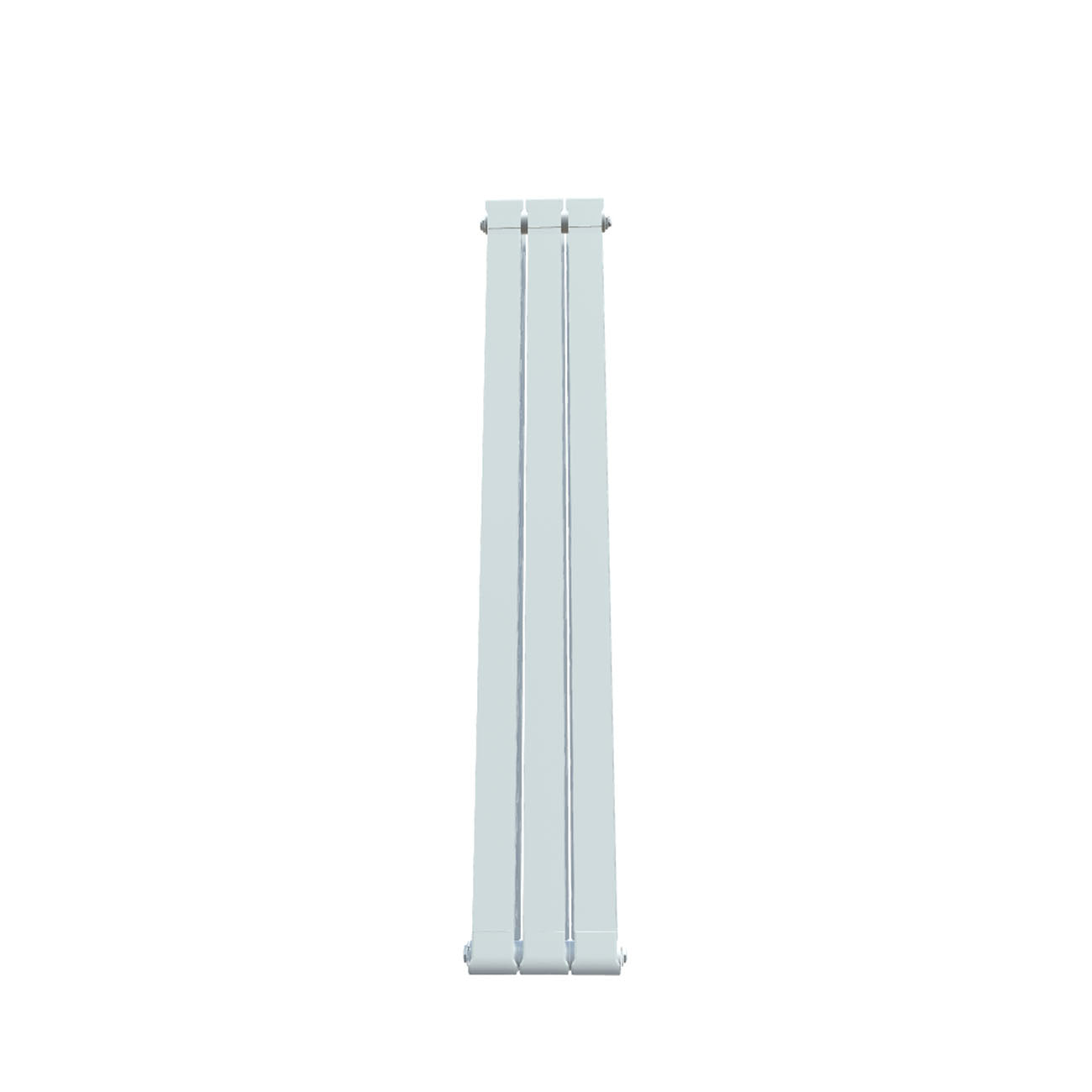 Formby - White Aluminium Flat Top Vertical Radiator H1446mm x W260mm