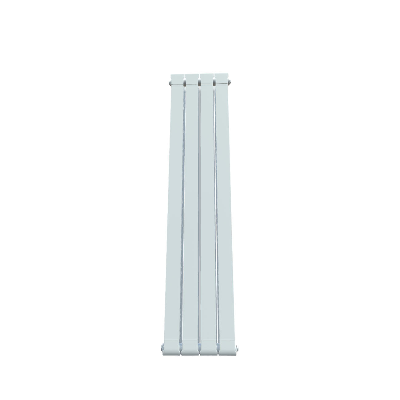 Formby - White Aluminium Flat Top Vertical Radiator H1446mm x W340mm