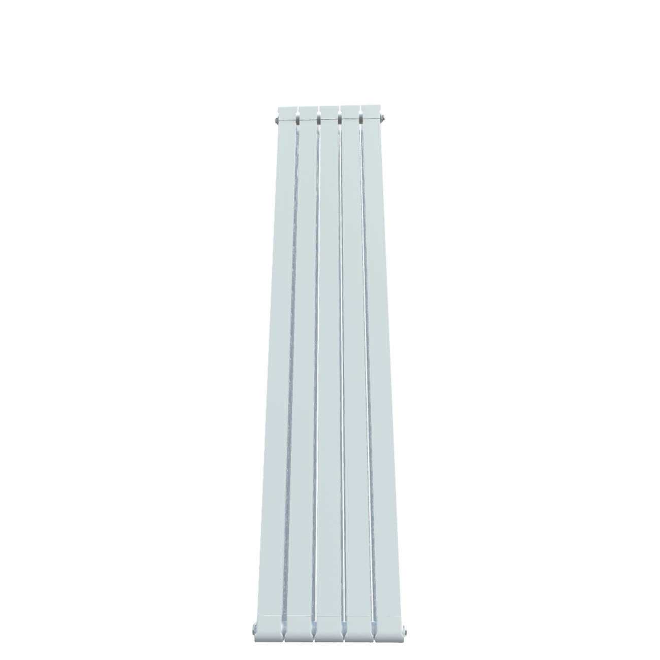 Formby - White Aluminium Flat Top Vertical Radiator H1846mm x W400mm