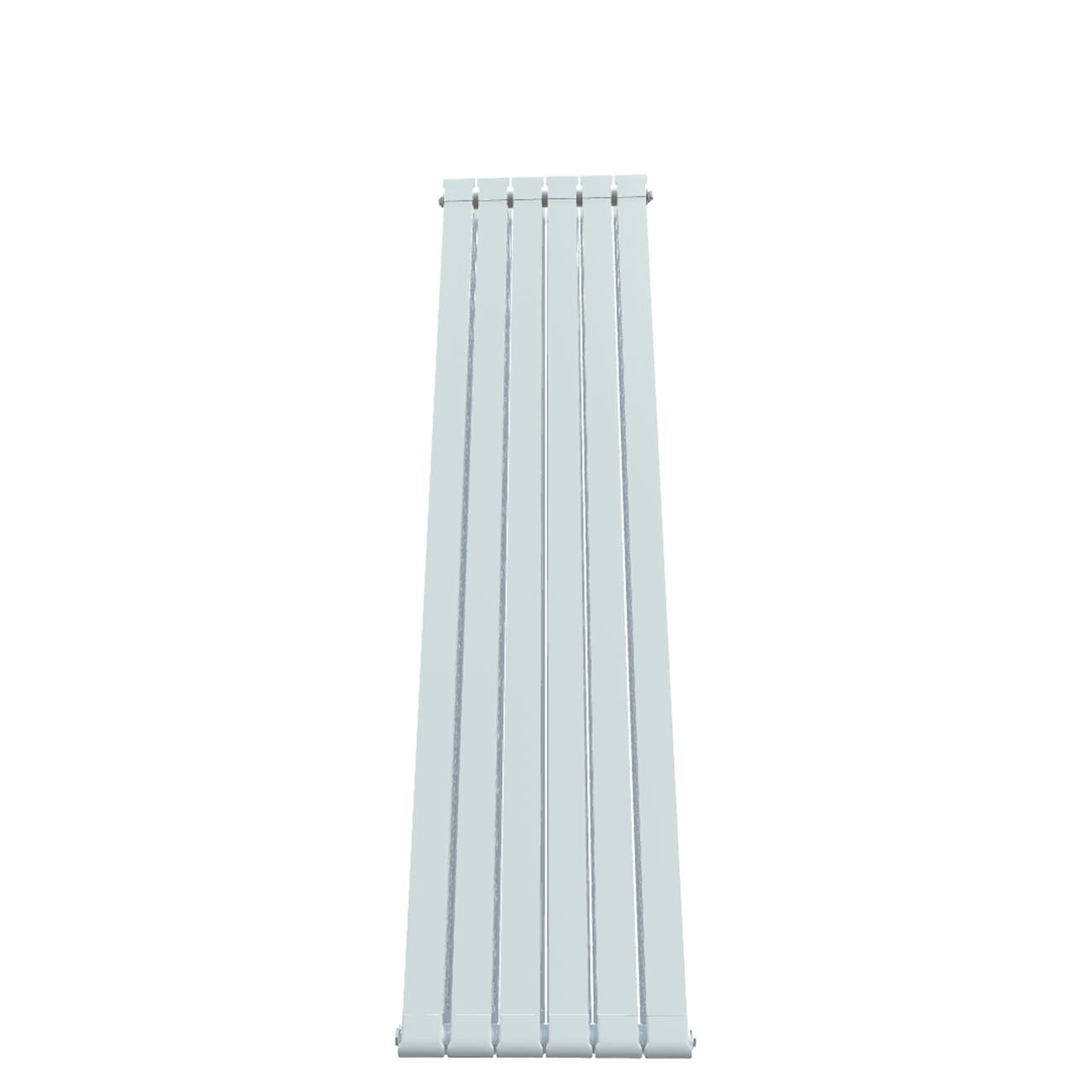 Formby - White Aluminium Flat Top Vertical Radiator H1846mm x W500mm