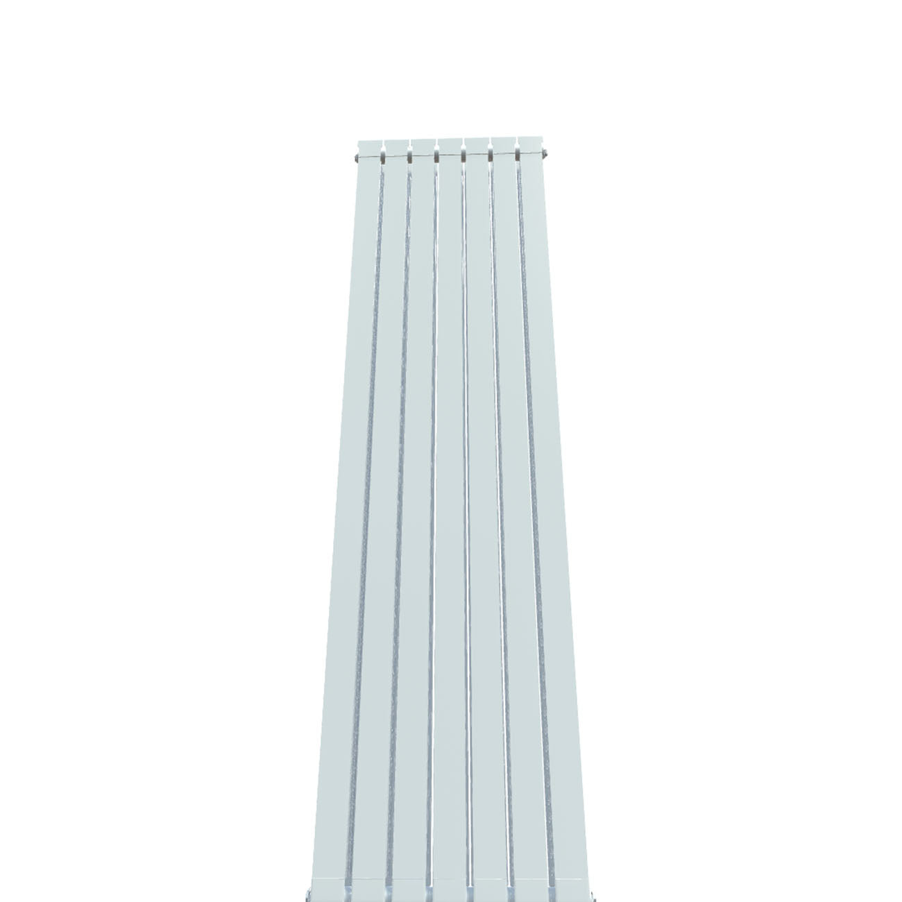 Formby - White Aluminium Flat Top Vertical Radiator H2046mm x W580mm