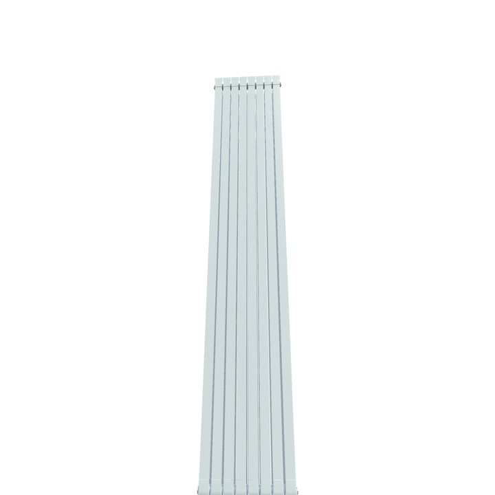 Formby - White Aluminium Flat Top Vertical Radiator H2046mm x W660mm