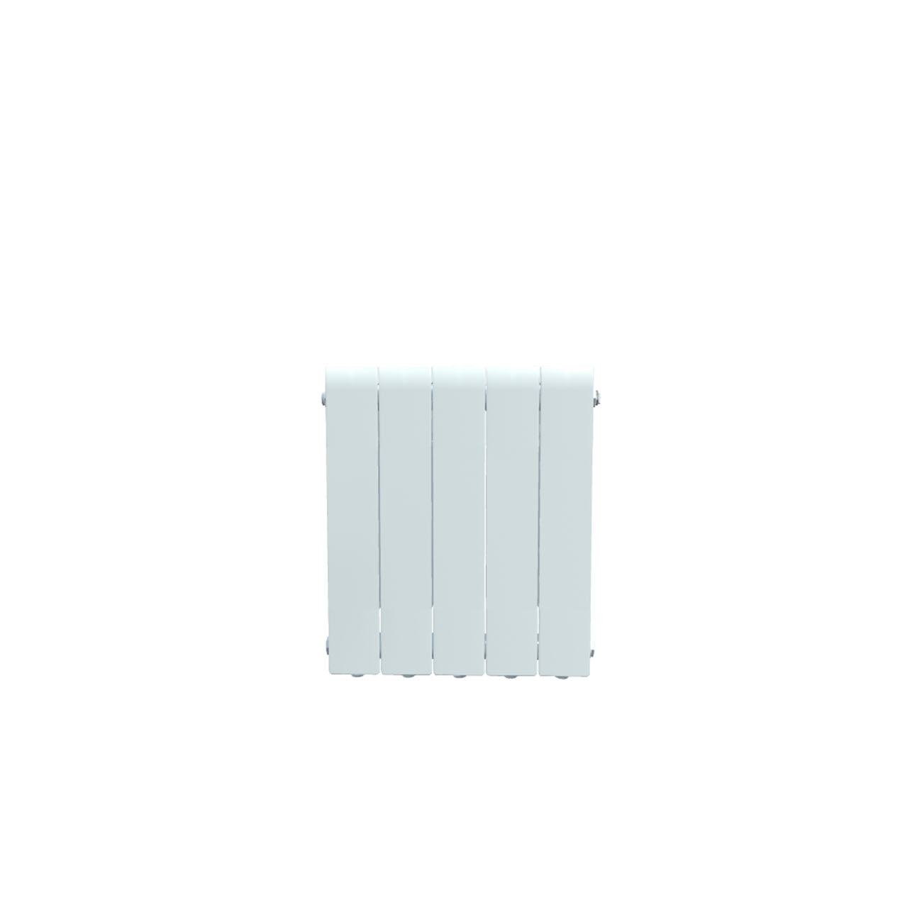 Formby - White Aluminium Flat Top Vertical Radiator H440mm x W420mm