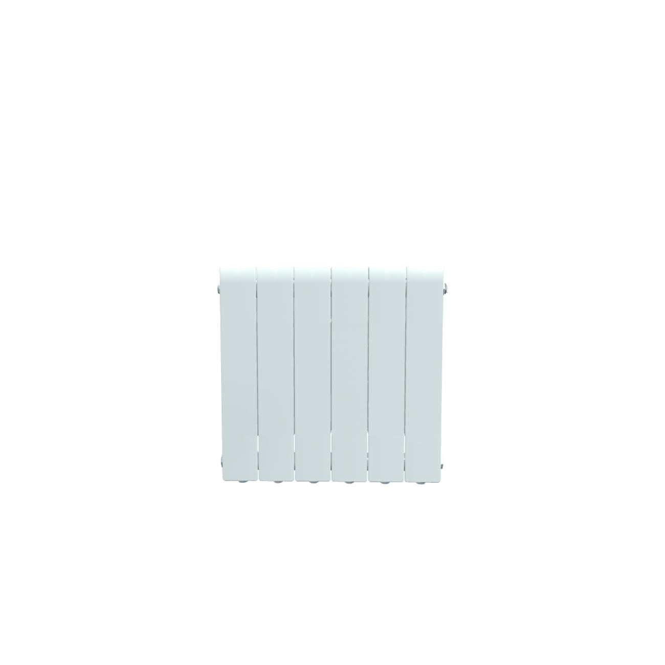 Formby - White Aluminium Flat Top Horizontal Radiator H440mm x W500mm