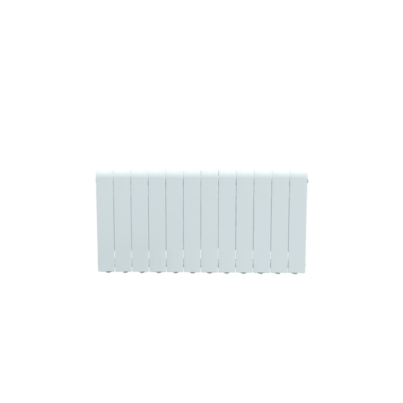 Formby - White Aluminium Flat Top Horizontal Radiator H440mm x W980mm