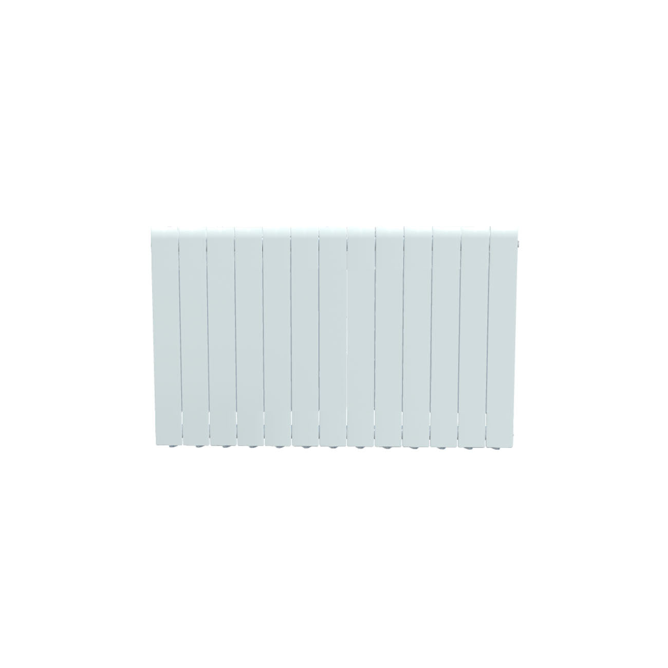 Formby - White Aluminium Flat Top Horizontal Radiator H590mm x W1060mm