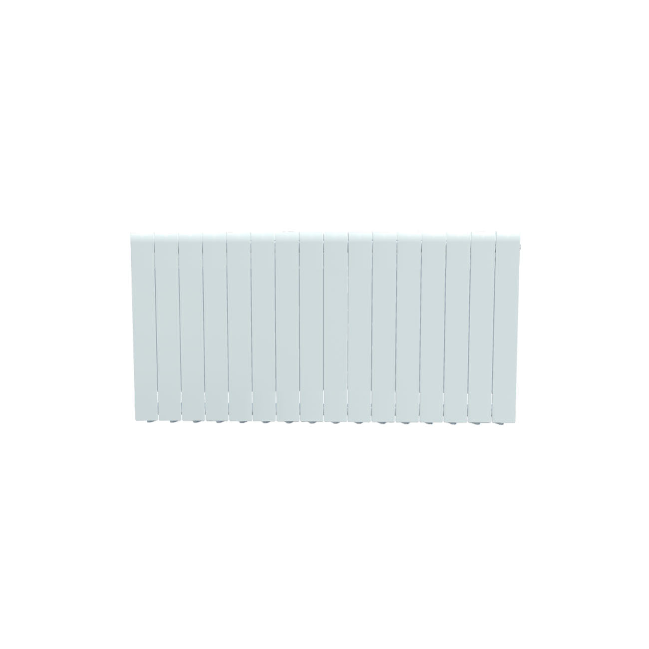Formby - White Aluminium Flat Top Horizontal Radiator H590mm x W1300mm