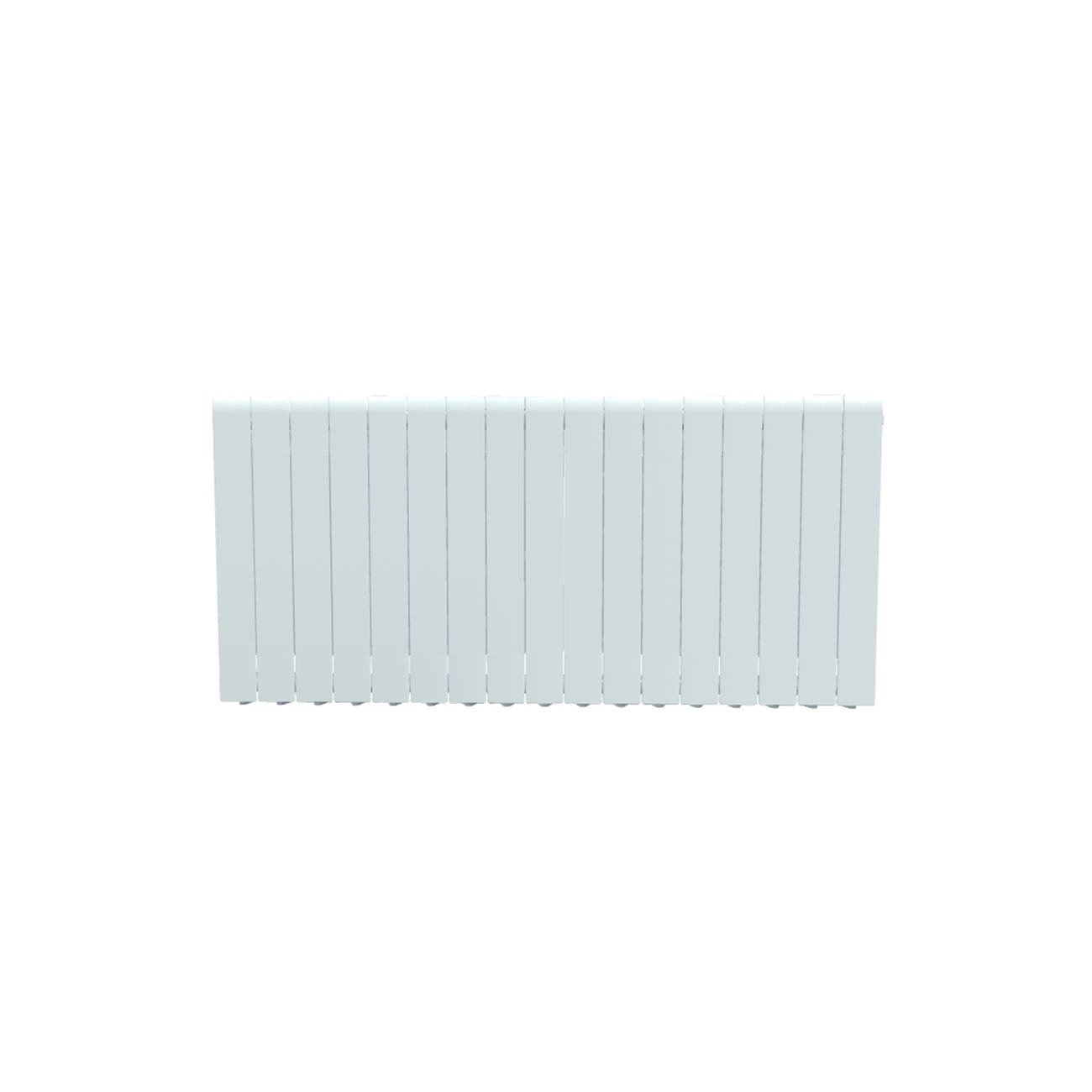 Formby - White Aluminium Flat Top Horizontal Radiator H590mm x W1380mm