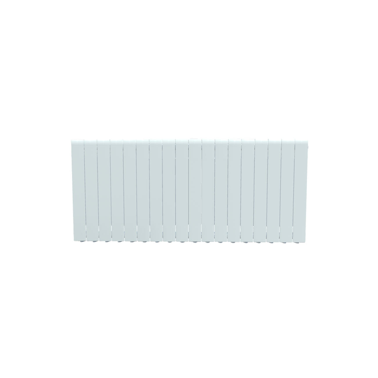Formby - White Aluminium Flat Top Horizontal Radiator H590mm x W1460mm