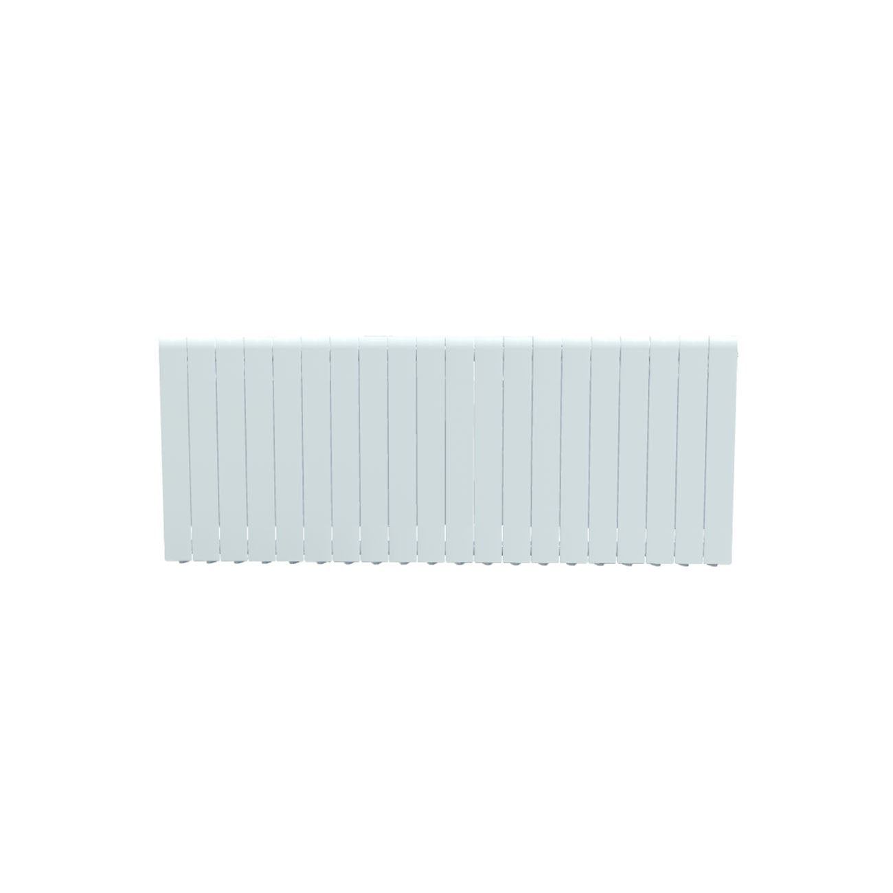 Formby - White Aluminium Flat Top Horizontal Radiator H590mm x W1620mm