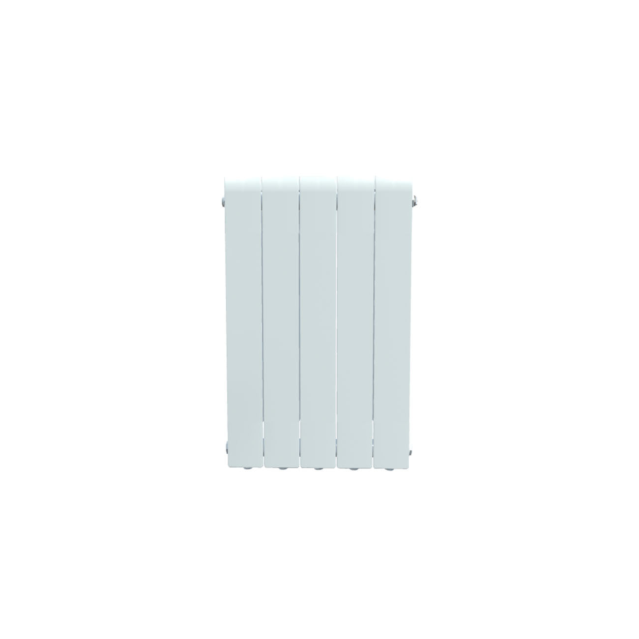 Formby - White Aluminium Flat Top Vertical Radiator H590mm x W420mm