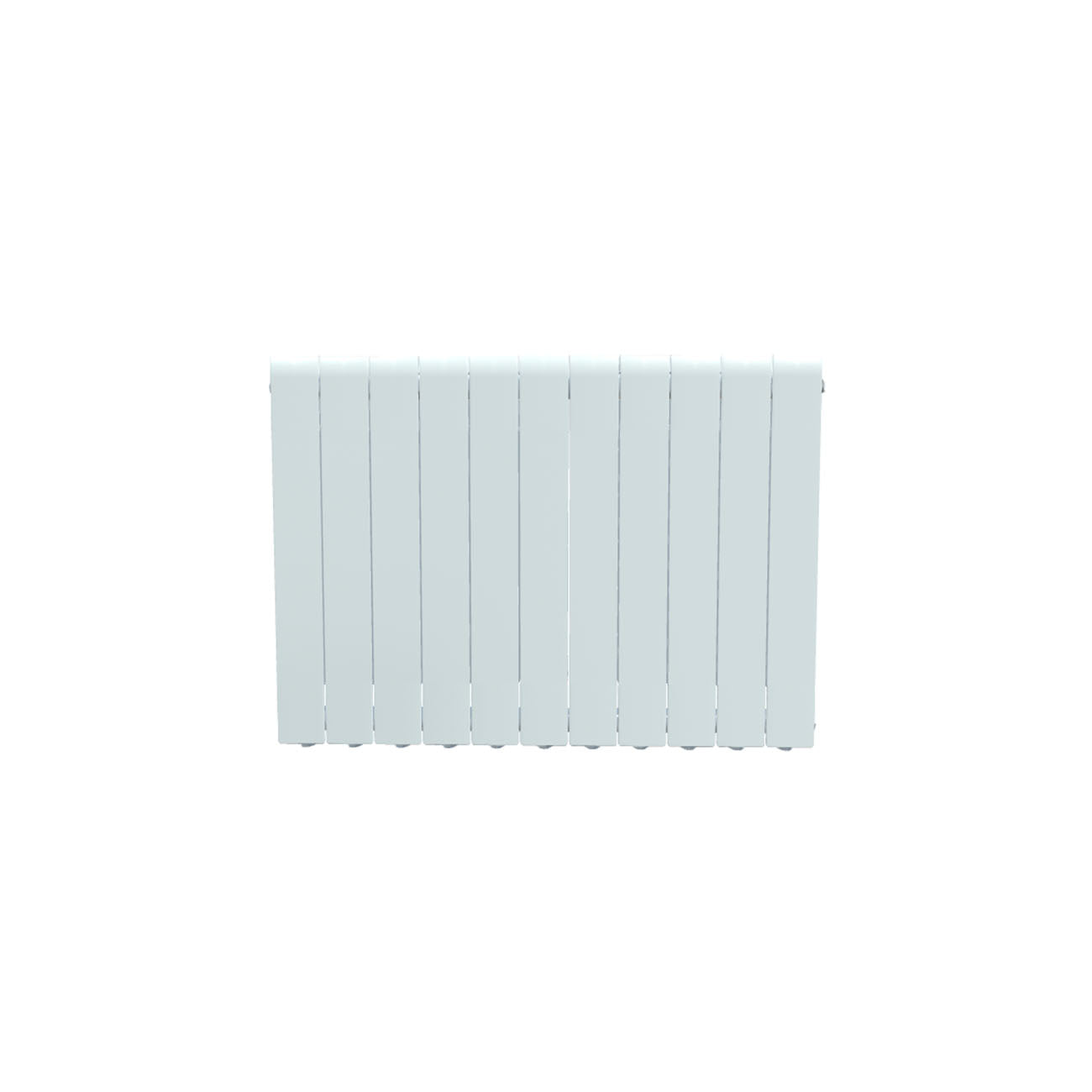Formby - White Aluminium Flat Top Horizontal Radiator H590mm x W900mm