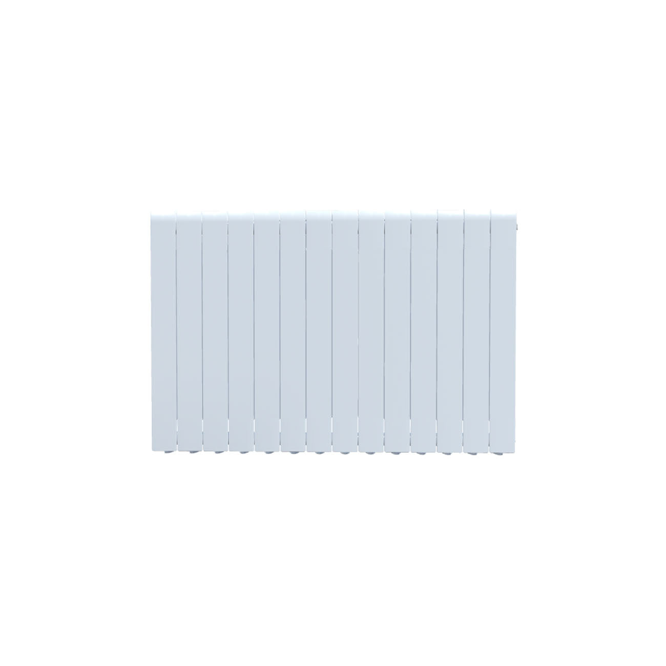 Formby - White Aluminium Flat Top Horizontal Radiator H690mm x W1140mm
