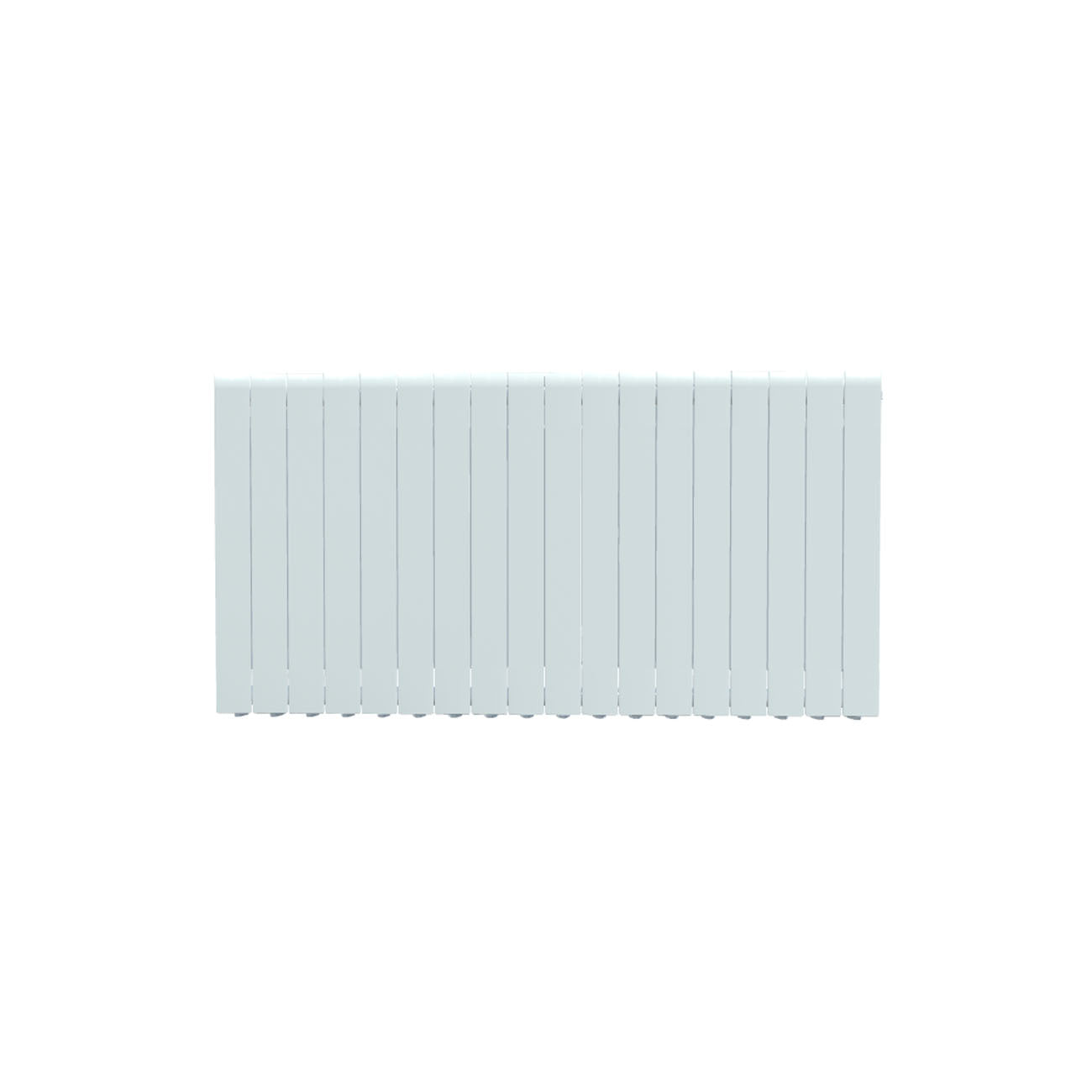 Formby - White Aluminium Flat Top Horizontal Radiator H690mm x W1460mm