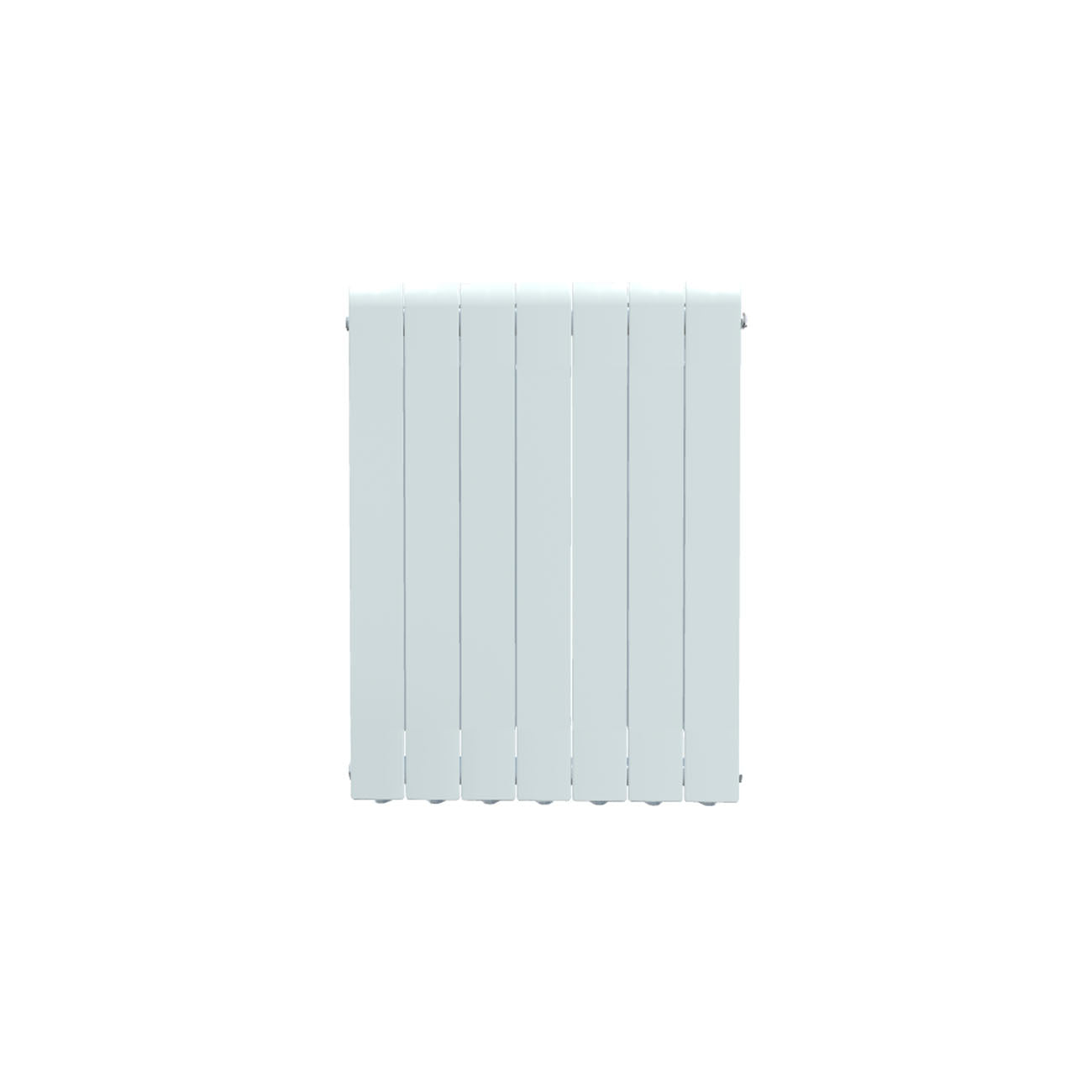 Formby - White Aluminium Flat Top Vertical Radiator H690mm x W580mm