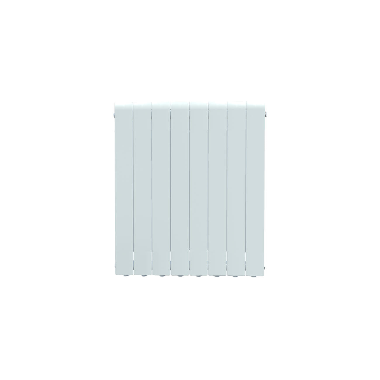 Formby - White Aluminium Flat Top Vertical Radiator H690mm x W660mm