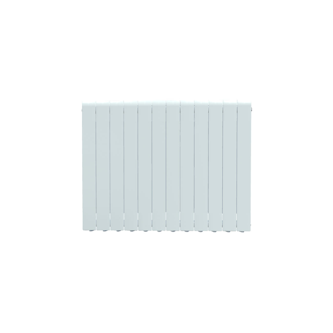Formby - White Aluminium Flat Top Horizontal Radiator H690mm x W980mm
