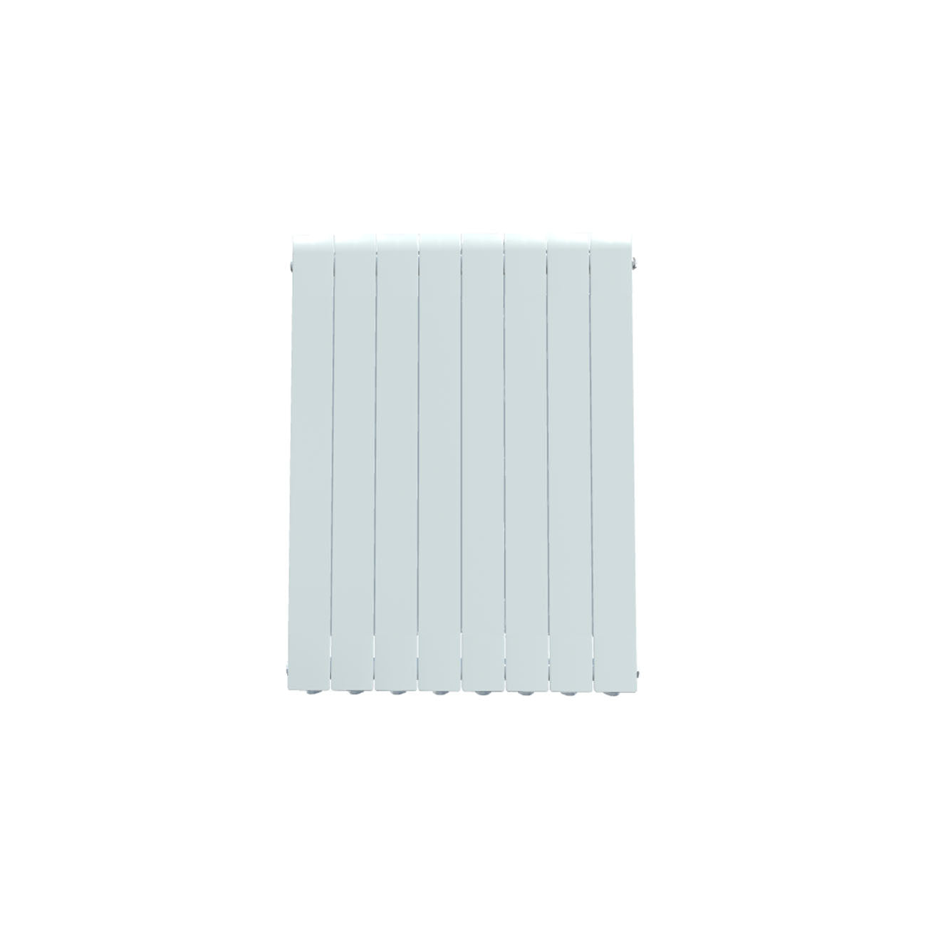 Formby - White Aluminium Flat Top Vertical Radiator H790mm x W660mm