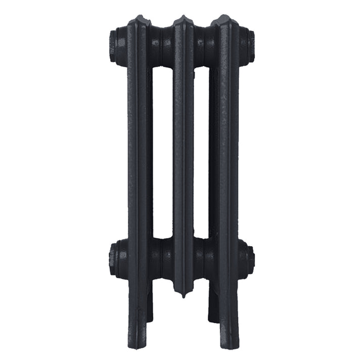 Grace - Astral Grey Dark Cast Iron Column Radiator H450mm x W212mm 4 Column - Wall Hung