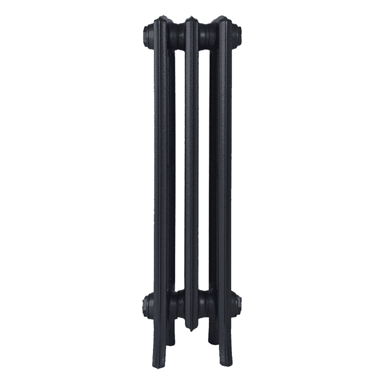 Grace - Astral Grey Dark Cast Iron Column Radiator H700mm x W212mm 4 Column - Wall Hung