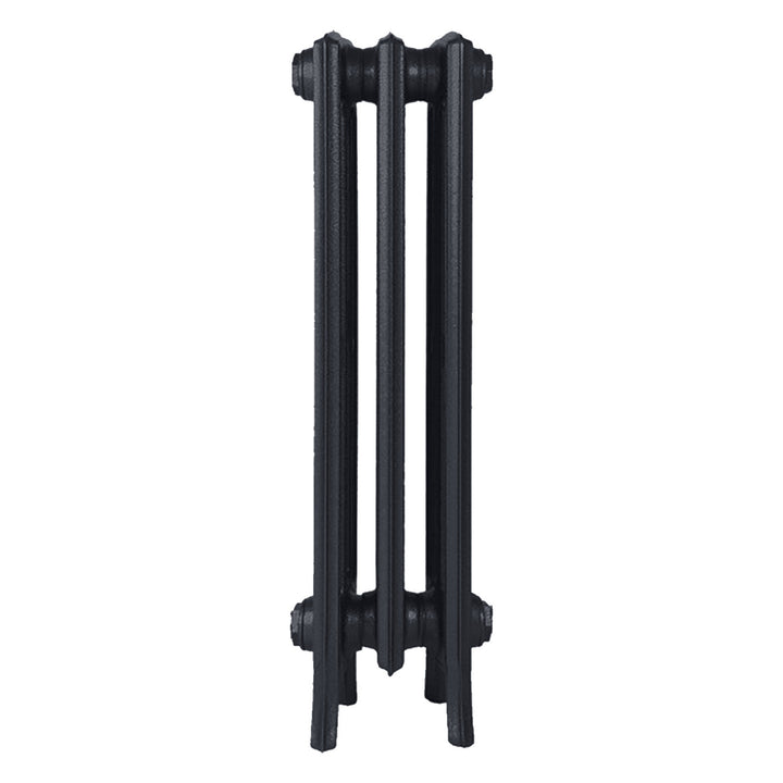 Grace - Astral Grey Dark Cast Iron Column Radiator H700mm x W212mm 4 Column - Wall Hung