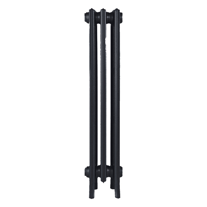 Grace - Astral Grey Dark Cast Iron Column Radiator H950mm x W212mm 4 Column - Floor Standing