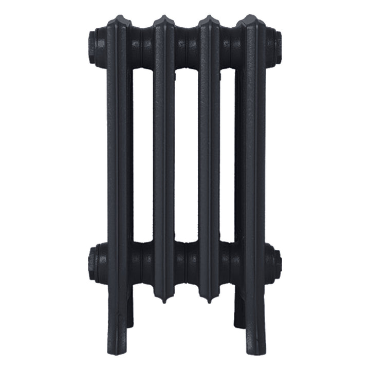 Grace - Astral Grey Dark Cast Iron Column Radiator H450mm x W272mm 4 Column - Wall Hung