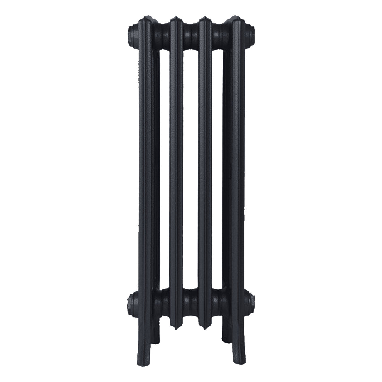 Grace - Astral Grey Dark Cast Iron Column Radiator H700mm x W272mm 4 Column - Wall Hung