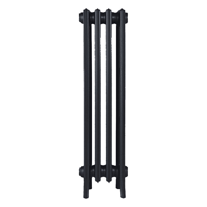 Grace - Astral Grey Dark Cast Iron Column Radiator H950mm x W272mm 4 Column - Floor Standing