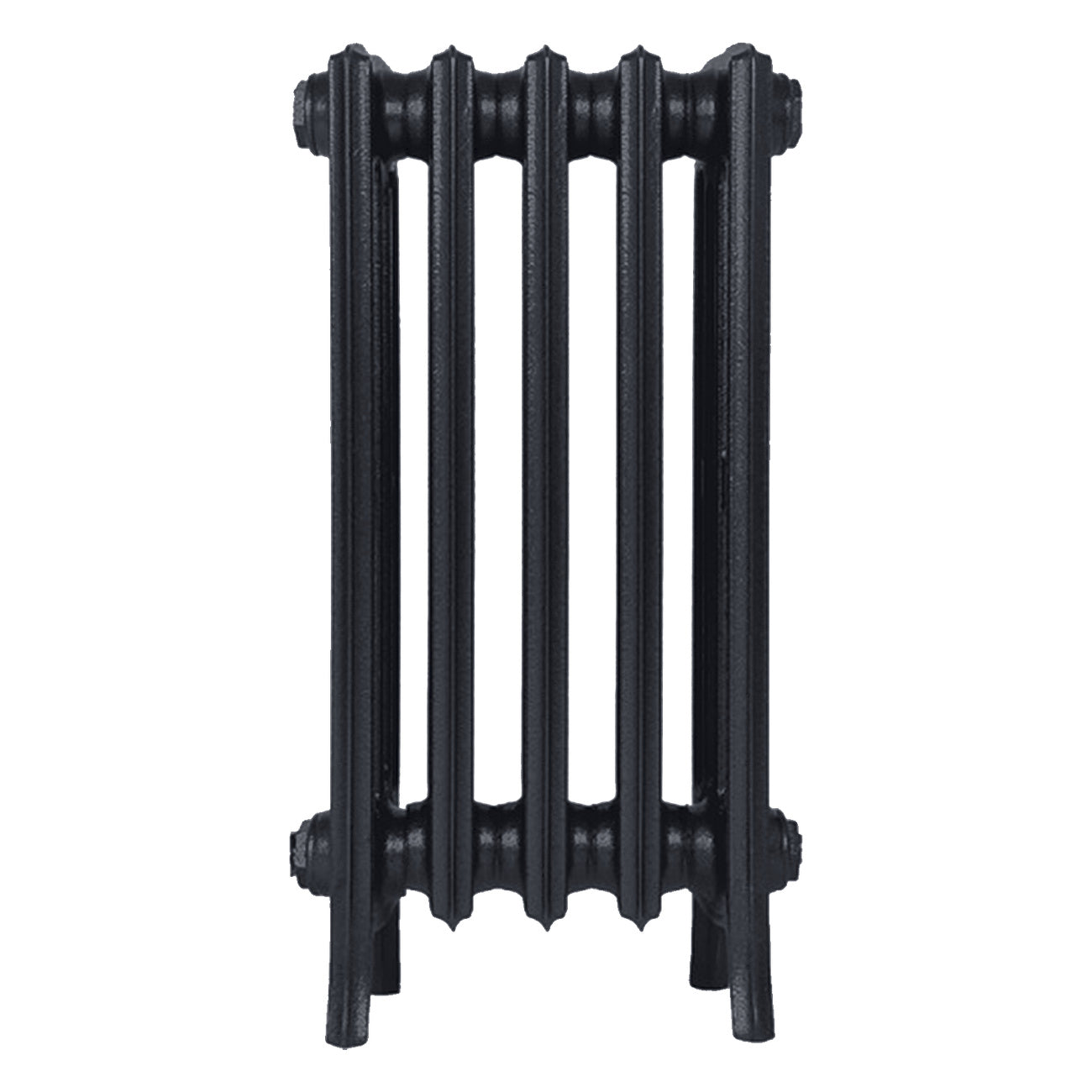 Grace - Astral Grey Dark Cast Iron Column Radiator H600mm x W333mm 4 Column - Wall Hung
