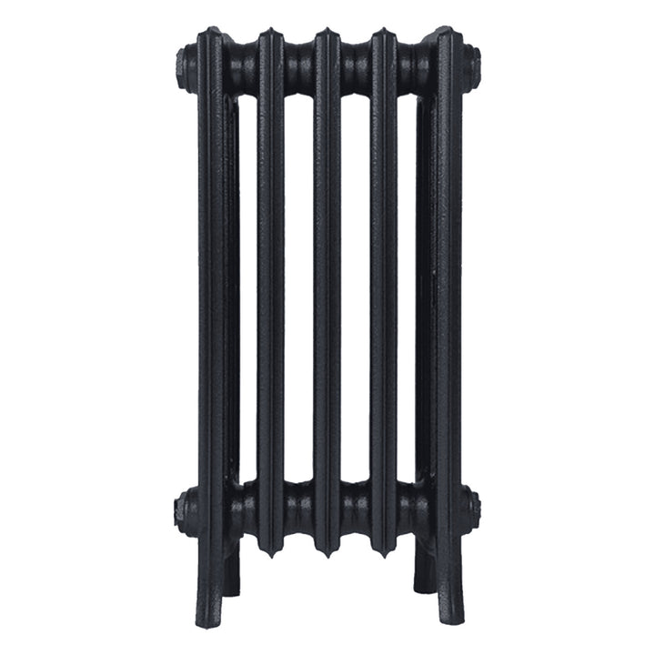 Grace - Astral Grey Dark Cast Iron Column Radiator H600mm x W333mm 4 Column - Wall Hung