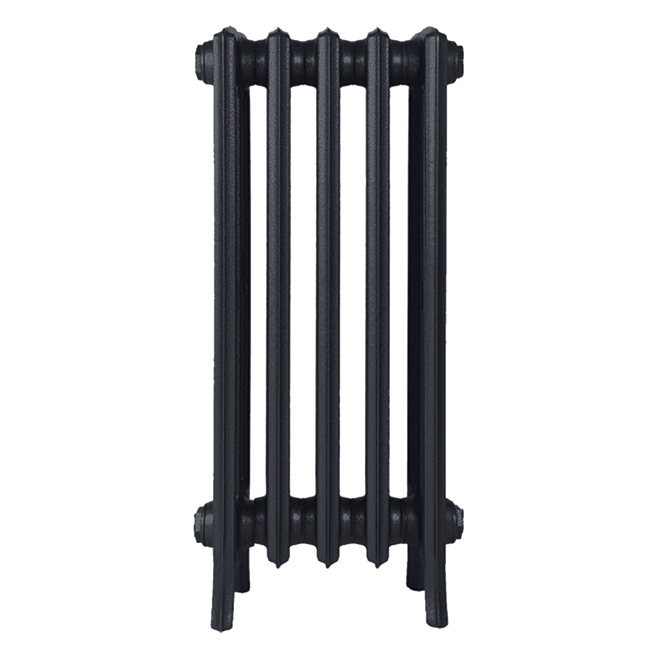 Grace - Astral Grey Dark Cast Iron Column Radiator H700mm x W333mm 4 Column - Wall Hung