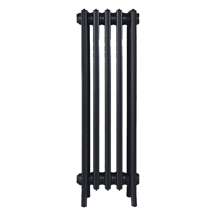 Grace - Astral Grey Dark Cast Iron Column Radiator H950mm x W333mm 4 Column - Floor Standing